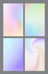 Fototapeta premium Abstract colorful cards