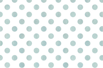 Watercolor blue polka dot background. © perekotypole