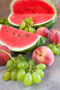 sweet summer fruits