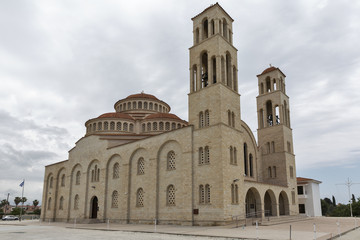Fototapeta na wymiar Agioi Anargyroi Orthodox Cathedral in Paphos