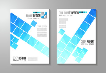 Brochure template, Flyer Design or Depliant Cover for business