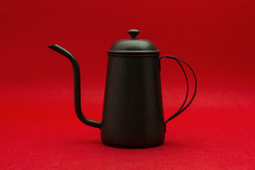 Black coffee pot vintage coffee drip pot