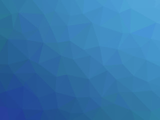 Fototapeta premium Abstract blue gradient polygon shaped background