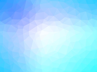 Abstract blue teal gradient polygon shaped background