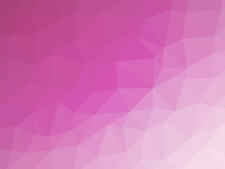 Fototapeta premium Abstract pink gradient low polygon shaped background