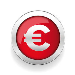 Money symbol - Euro sign button