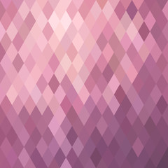 Pink background illustration with rhombus