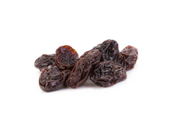 raisins isolated on white background