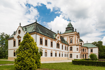 Fototapeta na wymiar Neobaroque manor house in Klatova Nova Ves
