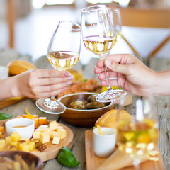 Friends Friendship Outdoor Dining People Concept