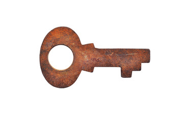 Vintage small rusty key
