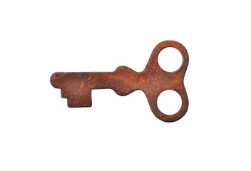 Vintage small rusty key