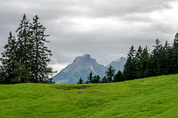 Almlandschaft in den Stubaier Alpen (Tirol)