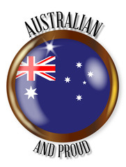 Australia Proud Flag Button