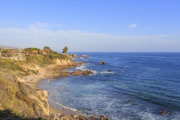 Beautiful sea shore, rocks at Little Corona Beach