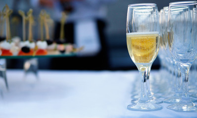 glass of champagne
