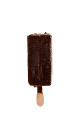 chocolate ice cream on a stick