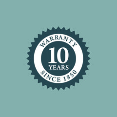 Warranty Labels and Tag Vector Design