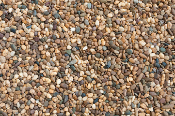 pattern of gravel stone