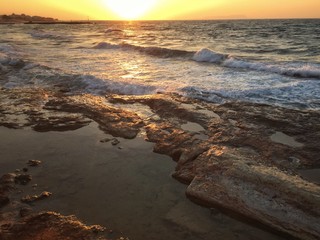 sunrise in crete island greece