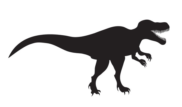 picture of silhouette of Tyrannosaurus
