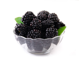 BlackBerry isolated on white.