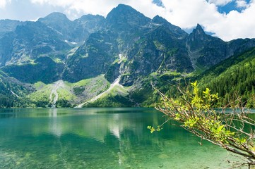 Morskie Oko Lake in High Tatra mountains, Poland © lukaszimilena
