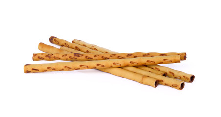 biscuit stick isolated on white background