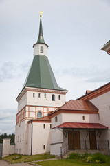 Fototapeta na wymiar Valdai Iversky Svyatoozersky Bogoroditsky man's monastery.