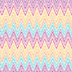   colorfull dots  chevron  pattern. zig zag background