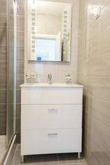 Interior of a bathroom in a guest house