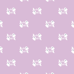 stylish Abstract vector pattern with simply the skeletons of fish.