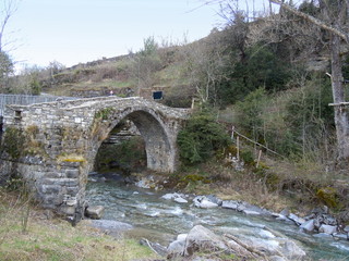   Broto  Huesca Pyrenees mountains Spain