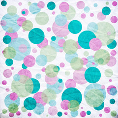 Bright Colored Abstract Circles Background