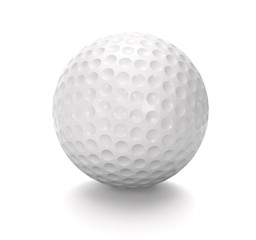 Golf ball (3d illustration).