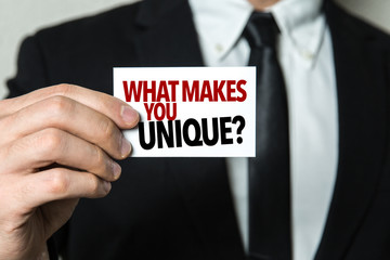 What Makes You Unique?
