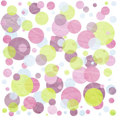 Bright Colored Abstract Circles Background