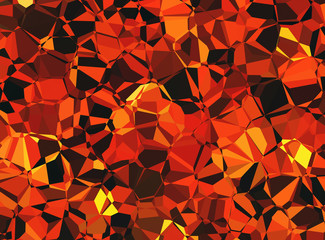 Fototapeta na wymiar fire crystal abstract texture