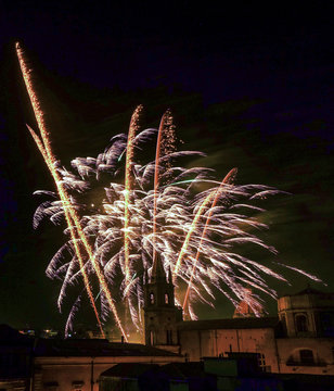 Giochi pirotecnici festa di Santa Venera ad Acireale