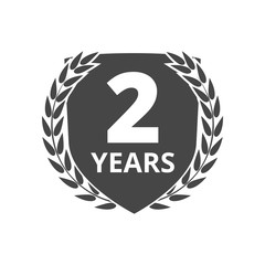 Obraz premium Laurel wreath 2 years