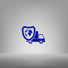 Cargo insurance icon