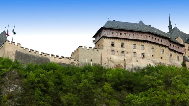 Karlstejn medieval Castle. Bohemia, Czech Republic