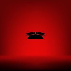 Three arrows facing each other icon