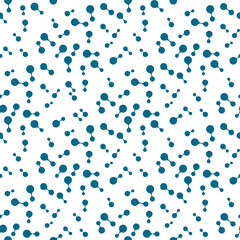 multicolor molecules seamless flat pattern
