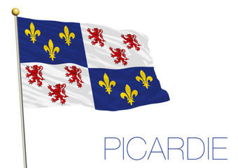 picardie regional flag, france