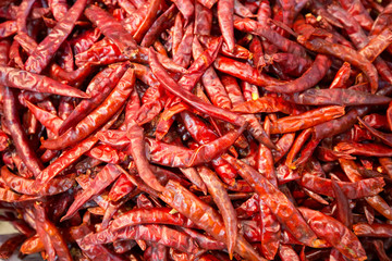 Dried red chilies