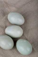 Fototapeta na wymiar Salted Duck Egg on the table