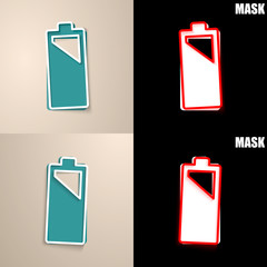 papierowa ikona z cieniem © vempireart