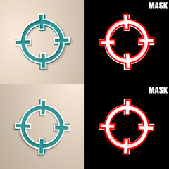 papierowa ikona z cieniem © vempireart