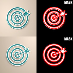 papierowa ikona z cieniem © vempireart